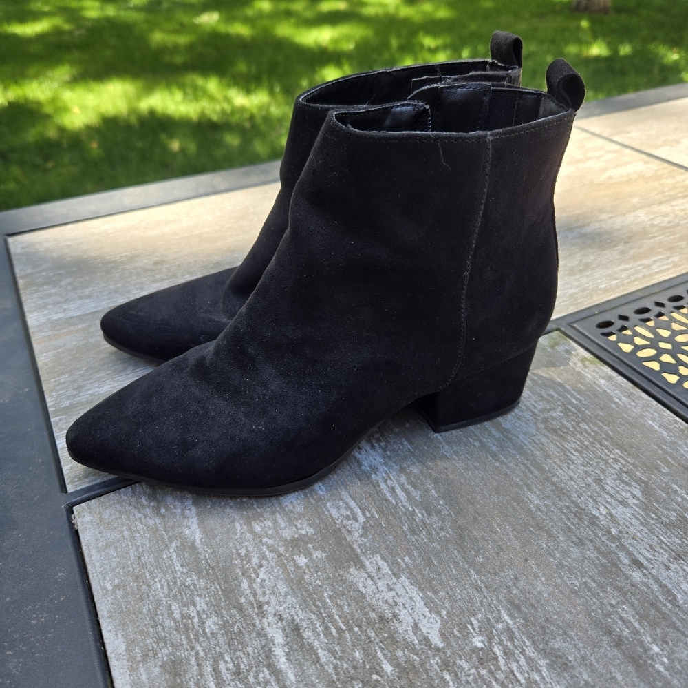 Suede booties